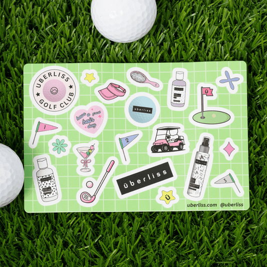 Uberliss Golf Club Sticker Sheets