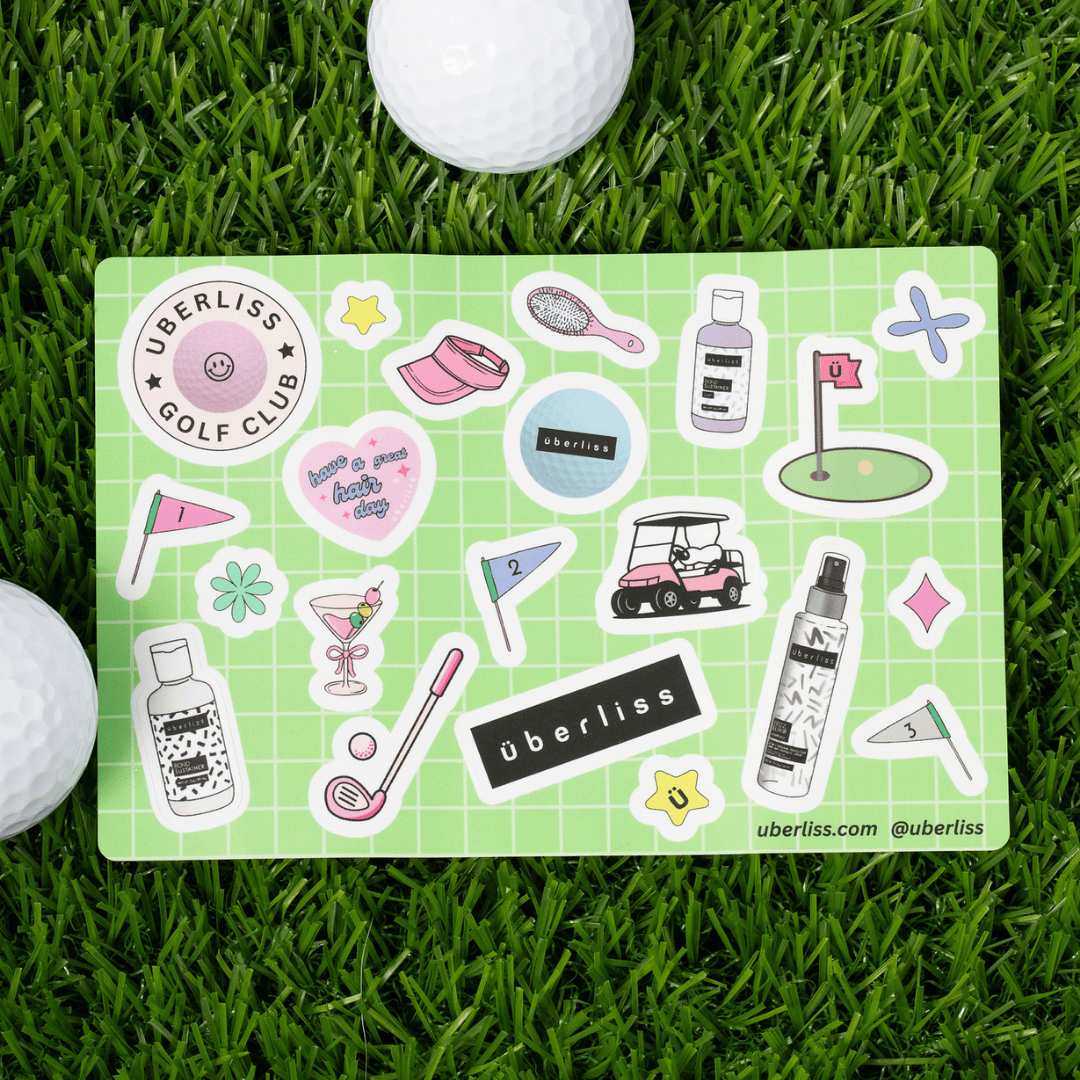 Uberliss Golf Club Sticker Sheets